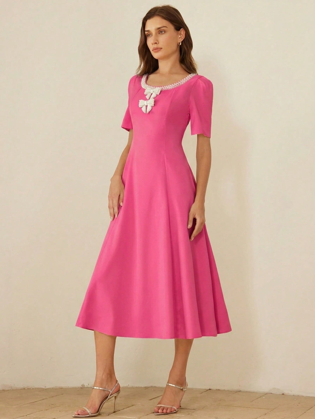Rochie maxi SHEIN, roz