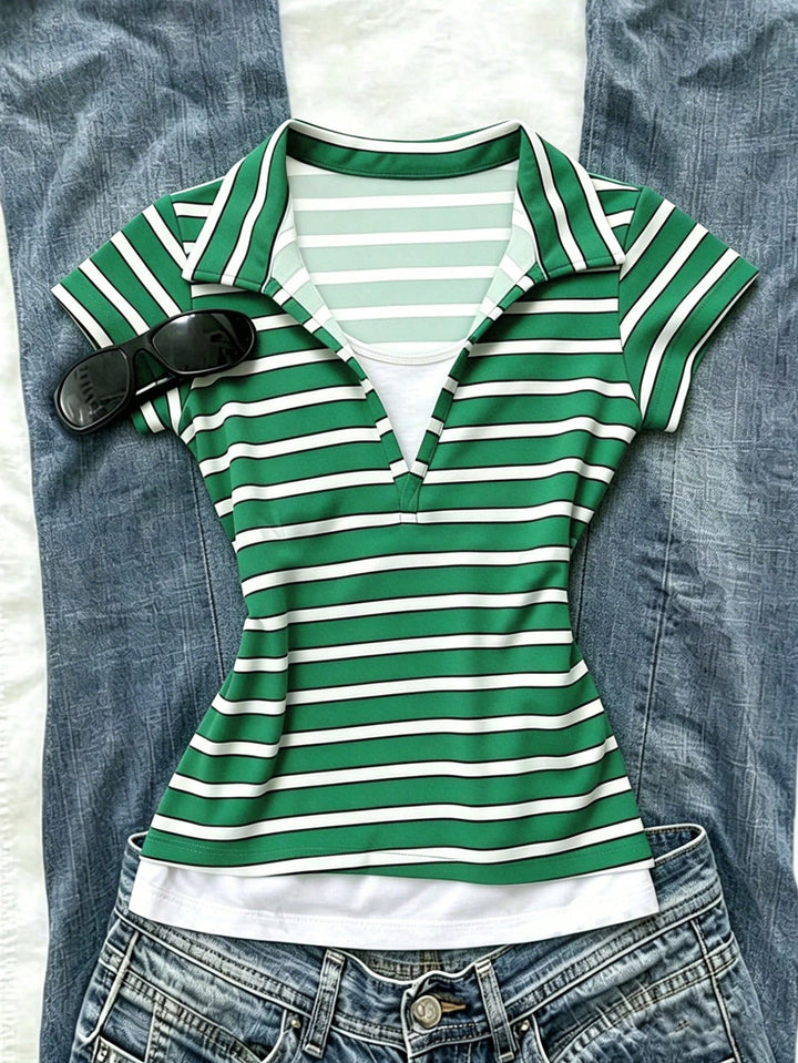 Top SHEIN, verde