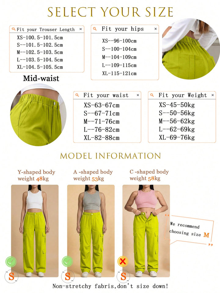 Pantaloni SHEIN, verde