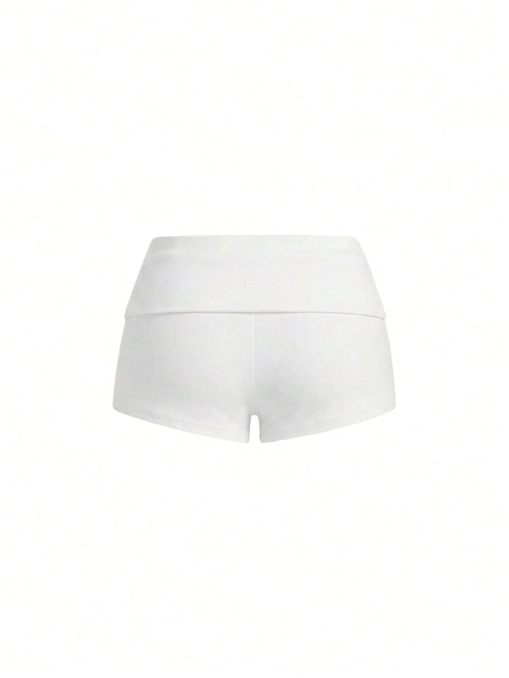 Pantaloni scurți SHEIN, alb