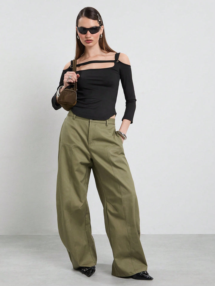 Top SHEIN, negru