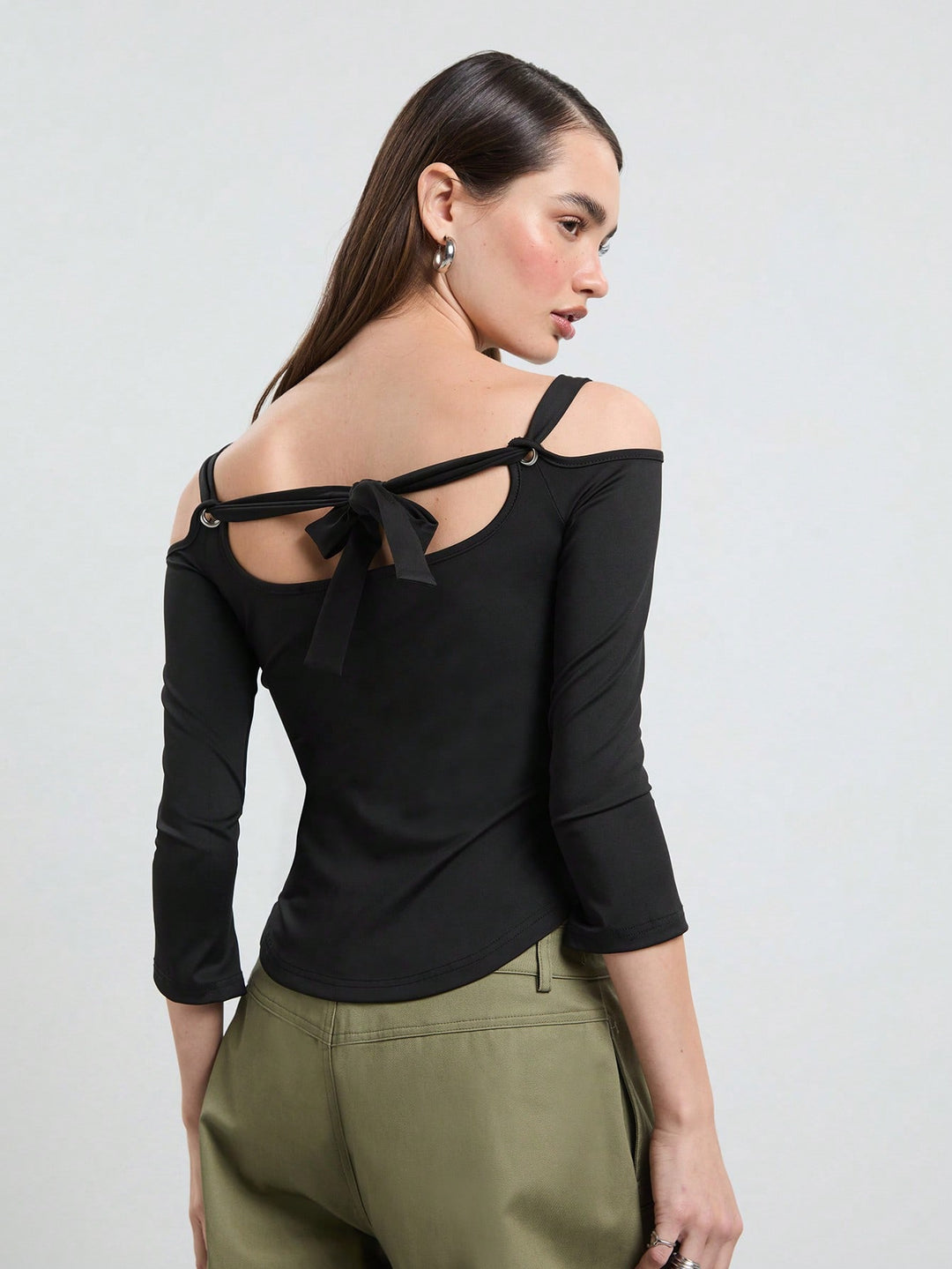 Top SHEIN, negru