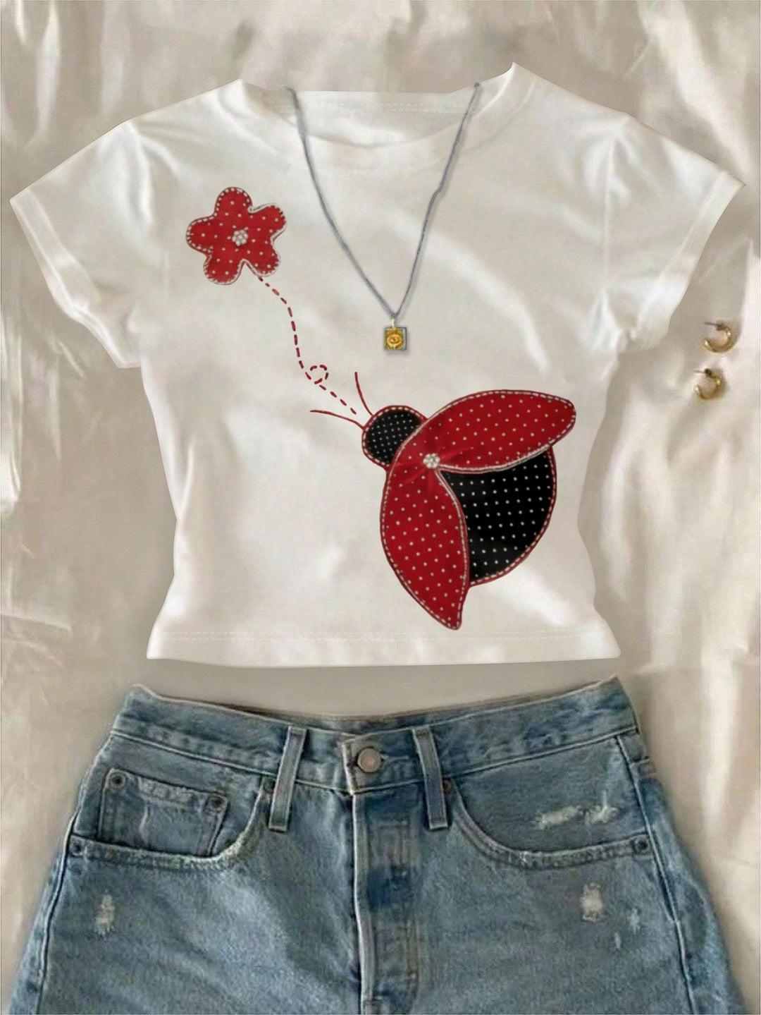 Tricou SHEIN, alb