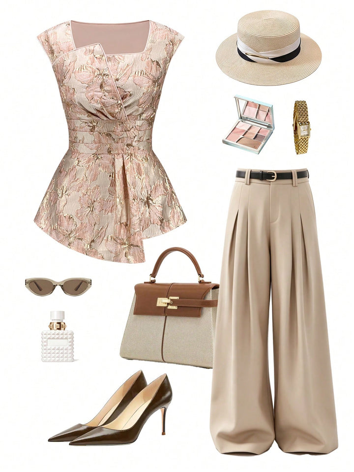 Bluza elegantă SHEIN, roz