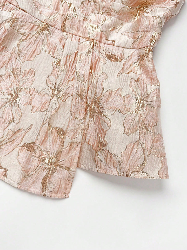Bluza elegantă SHEIN, roz