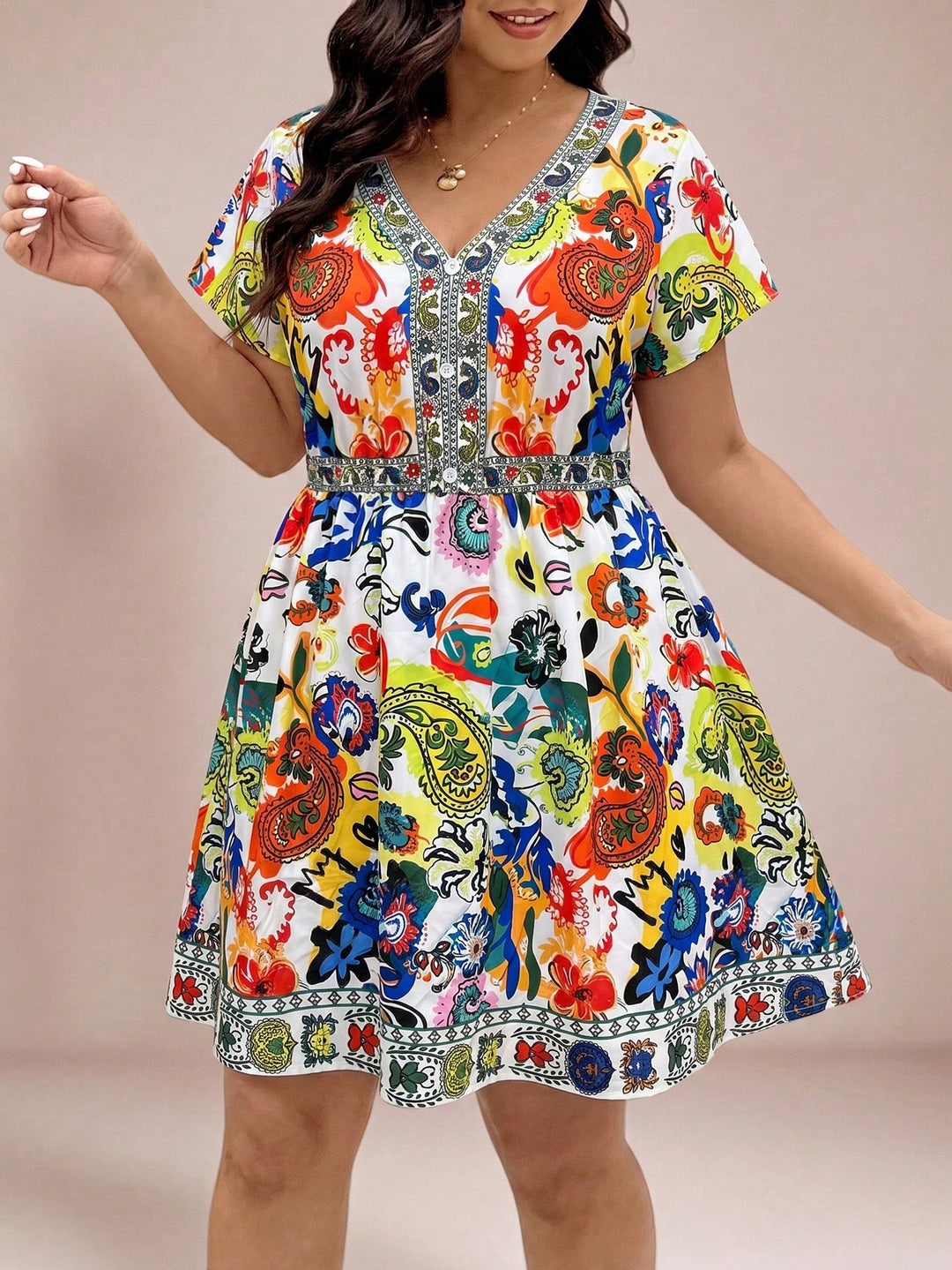 Rochie SHEIN, mix culori