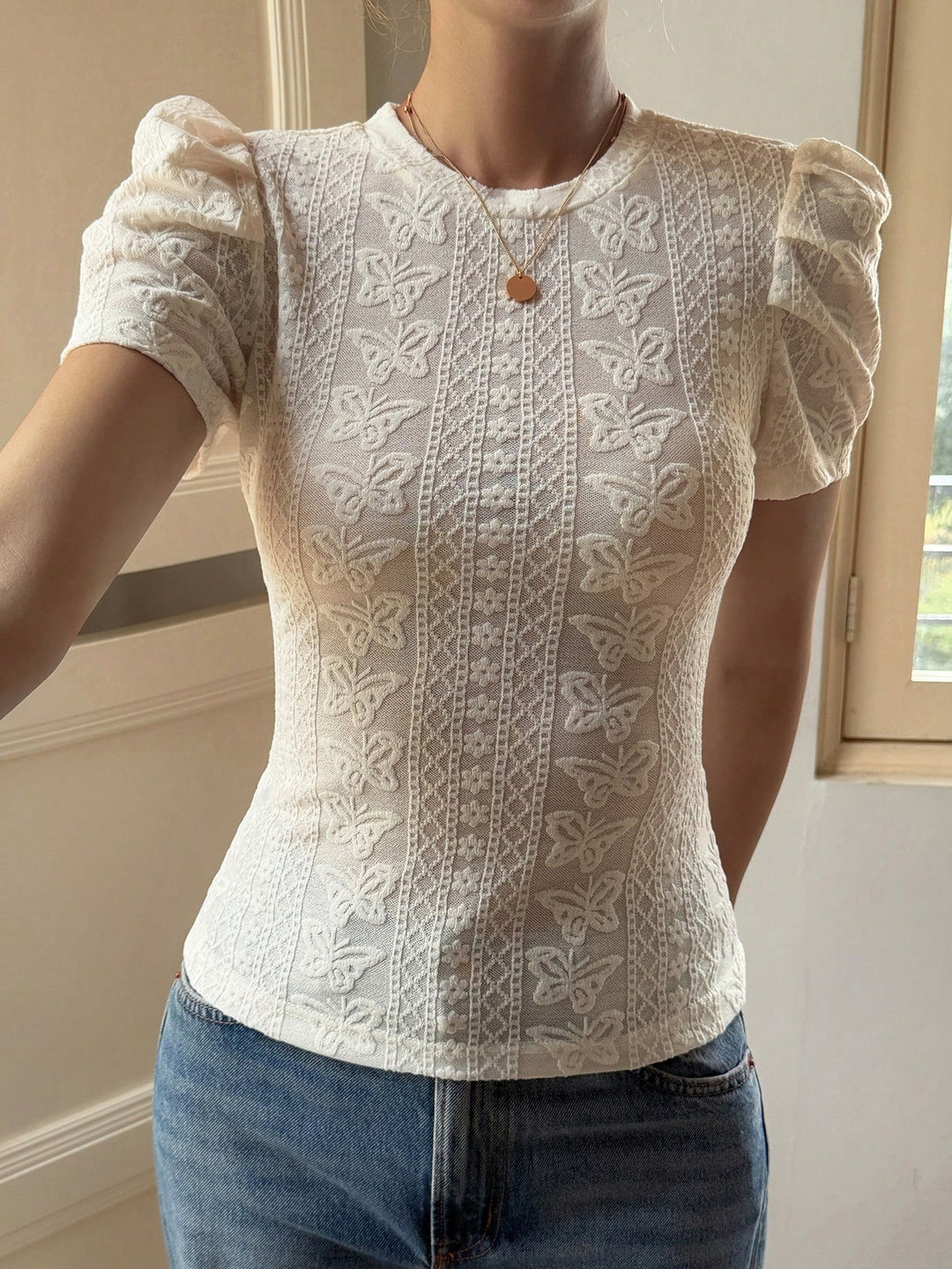 Tricou SHEIN, alb
