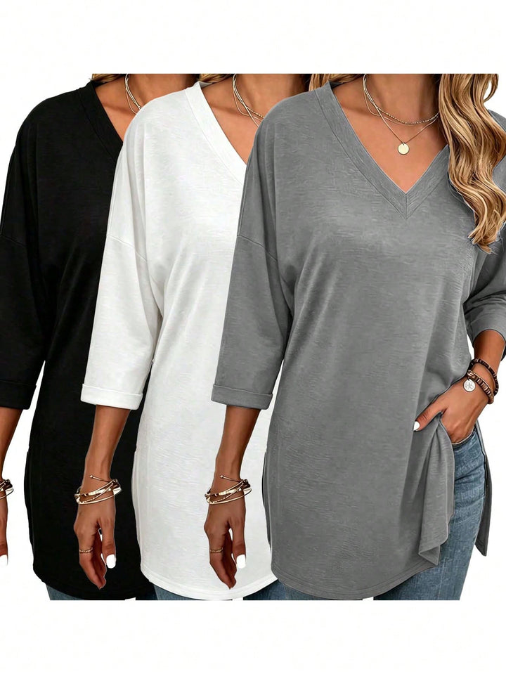 Tricou SHEIN, mix culori