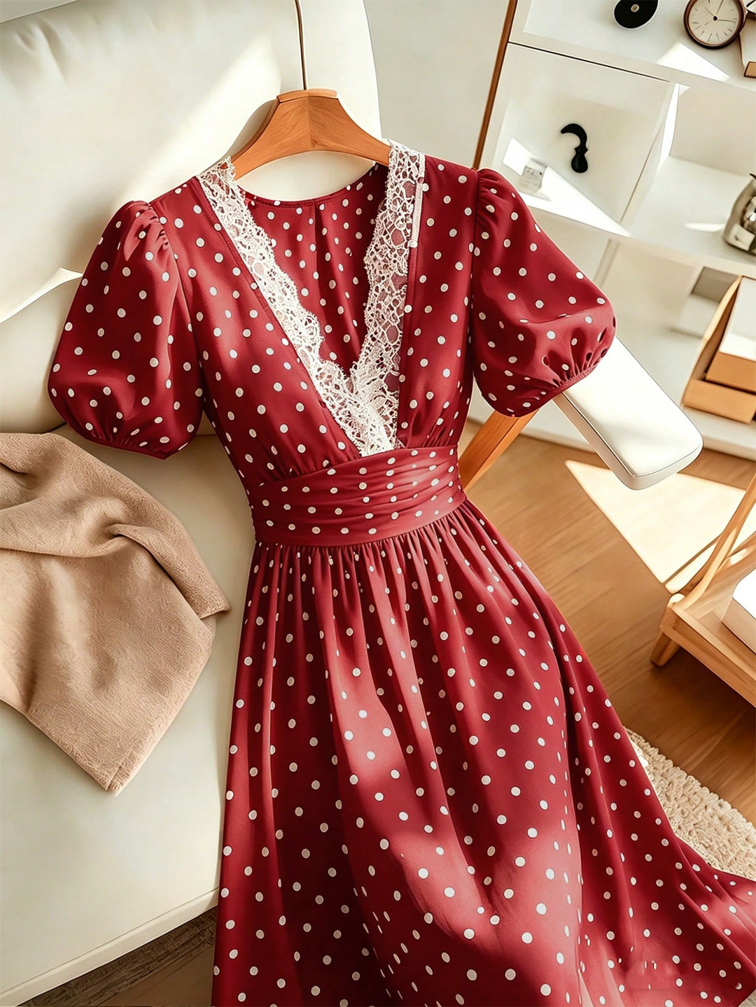 Rochie midi SHEIN, roșu