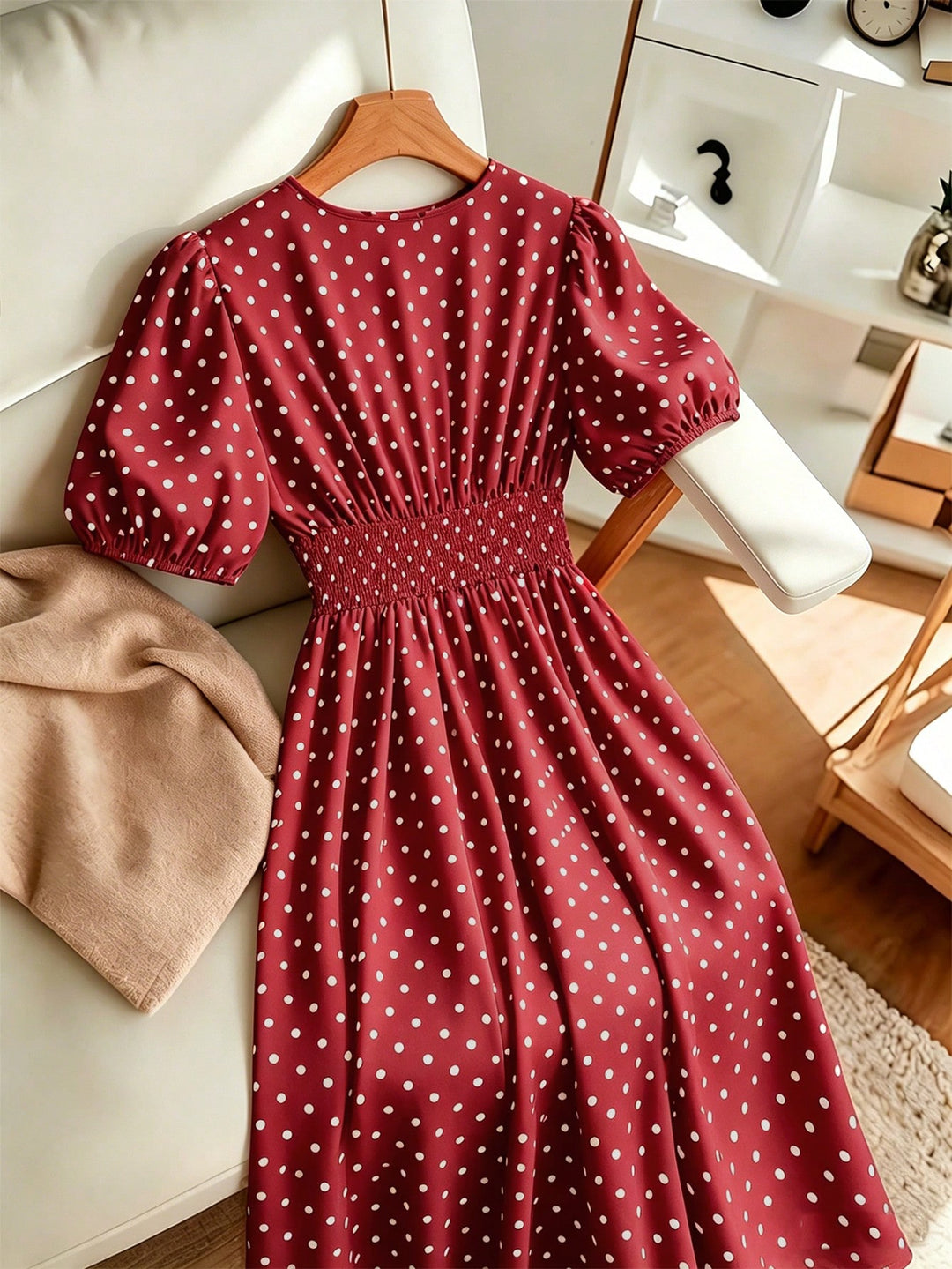 Rochie midi SHEIN, roșu