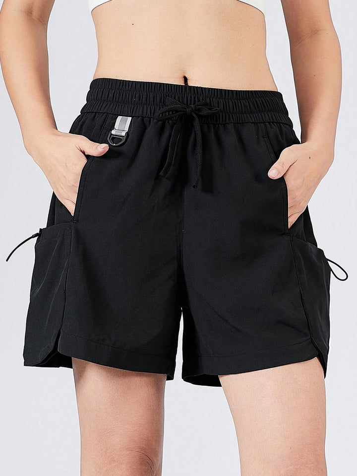 Pantaloni scurți SHEIN, negru