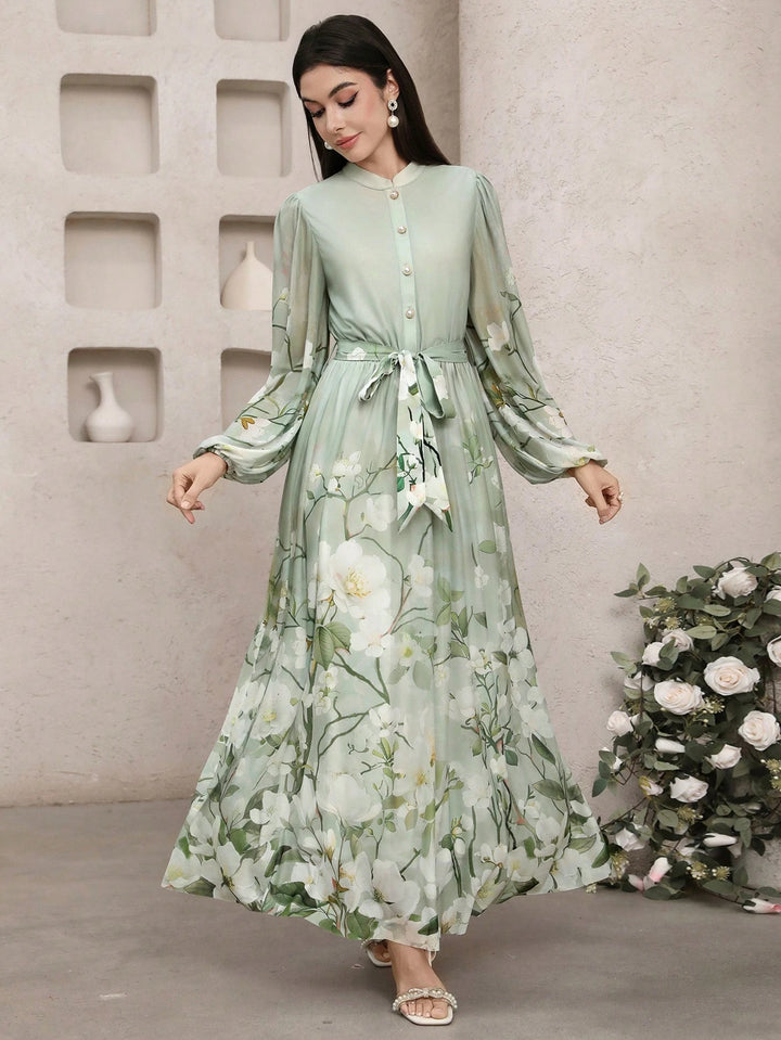 Rochie maxi SHEIN, mix culori