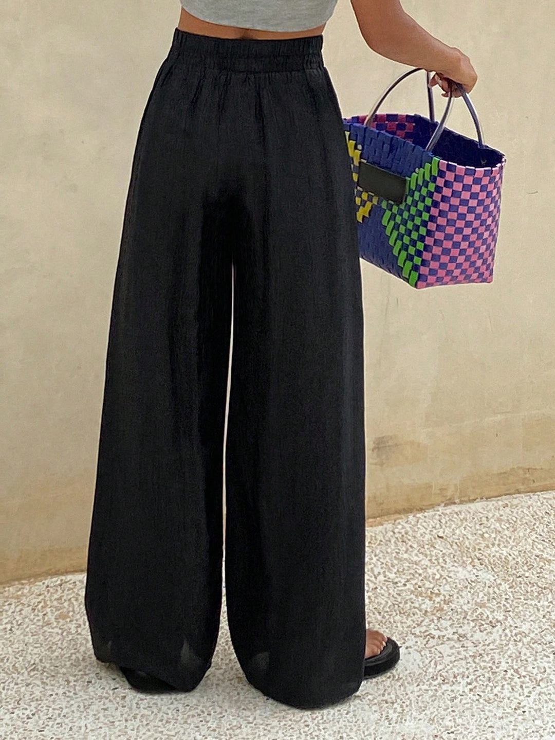 Pantaloni SHEIN, negru