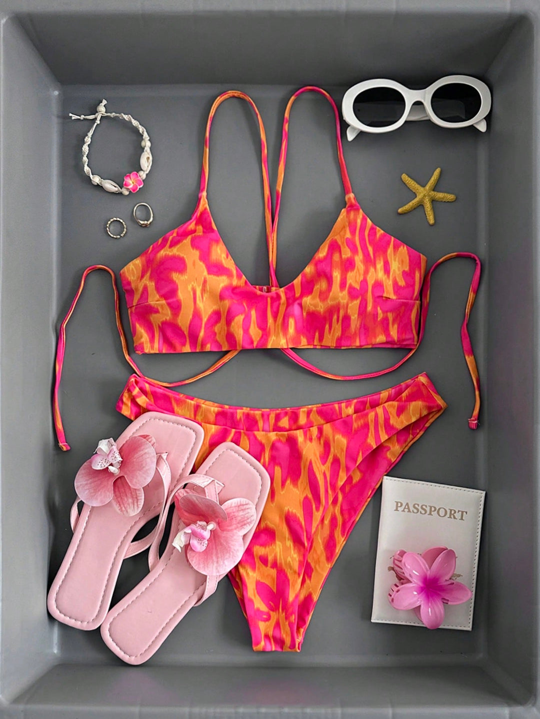 Set bikini SHEIN, mix culori