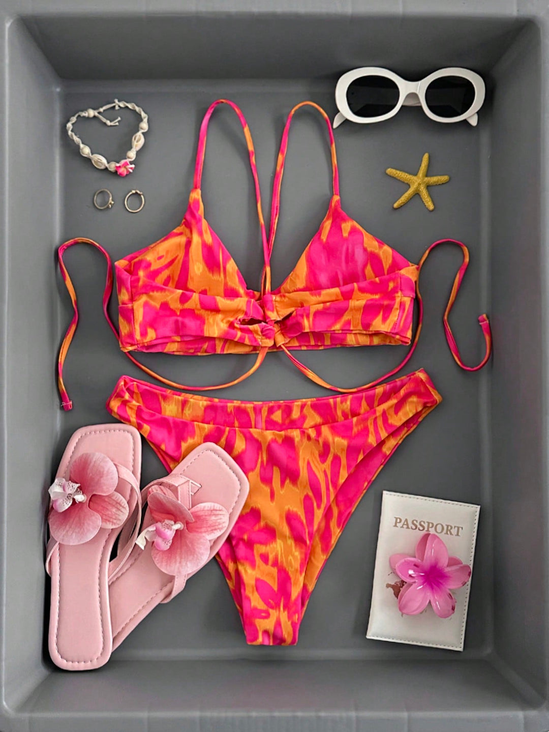 Set bikini SHEIN, mix culori
