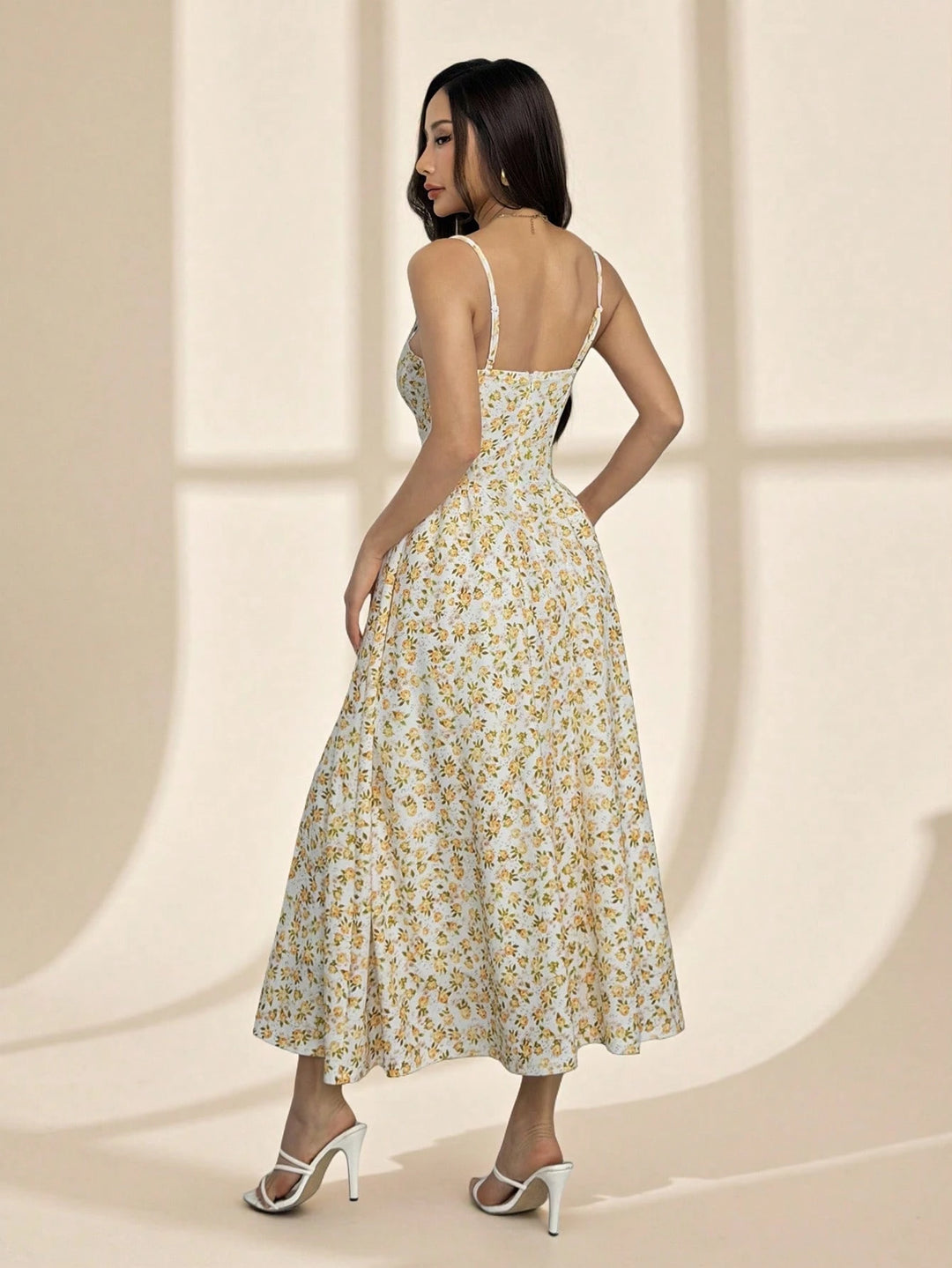 Rochie maxi SHEIN, mix culori