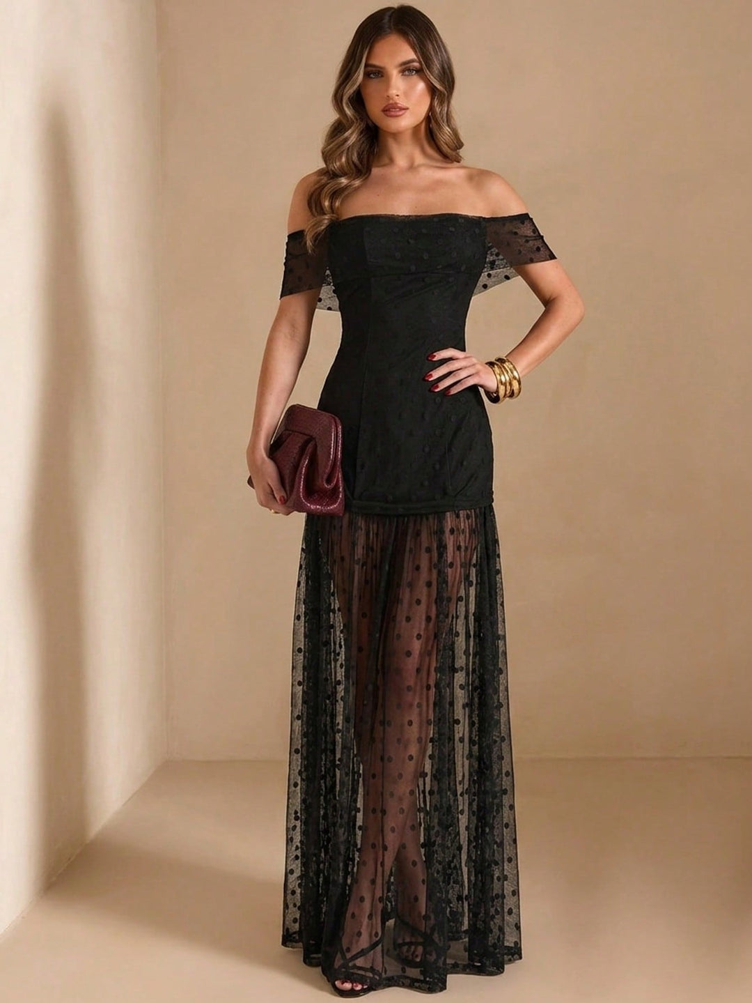 Rochie maxi SHEIN, negru