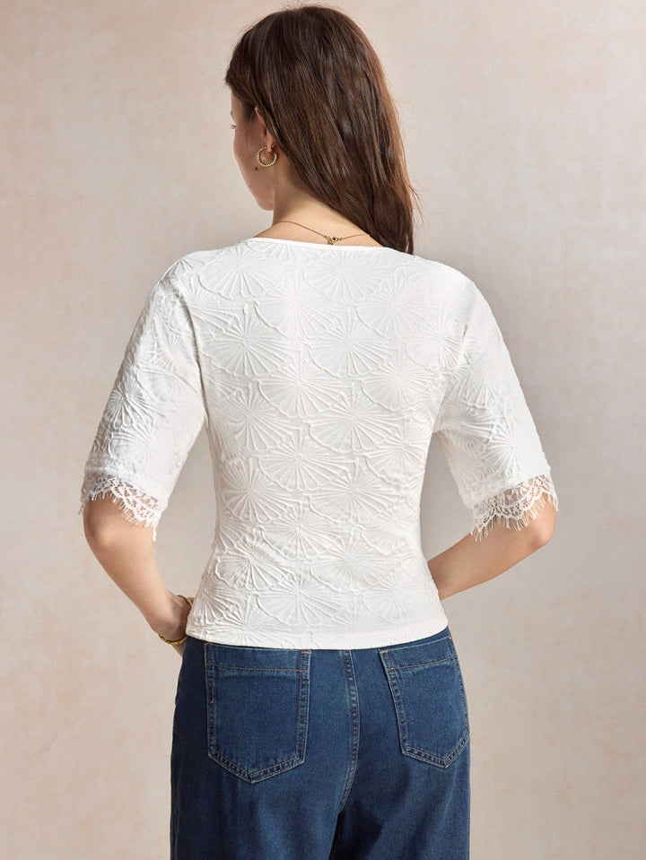 Top SHEIN, alb