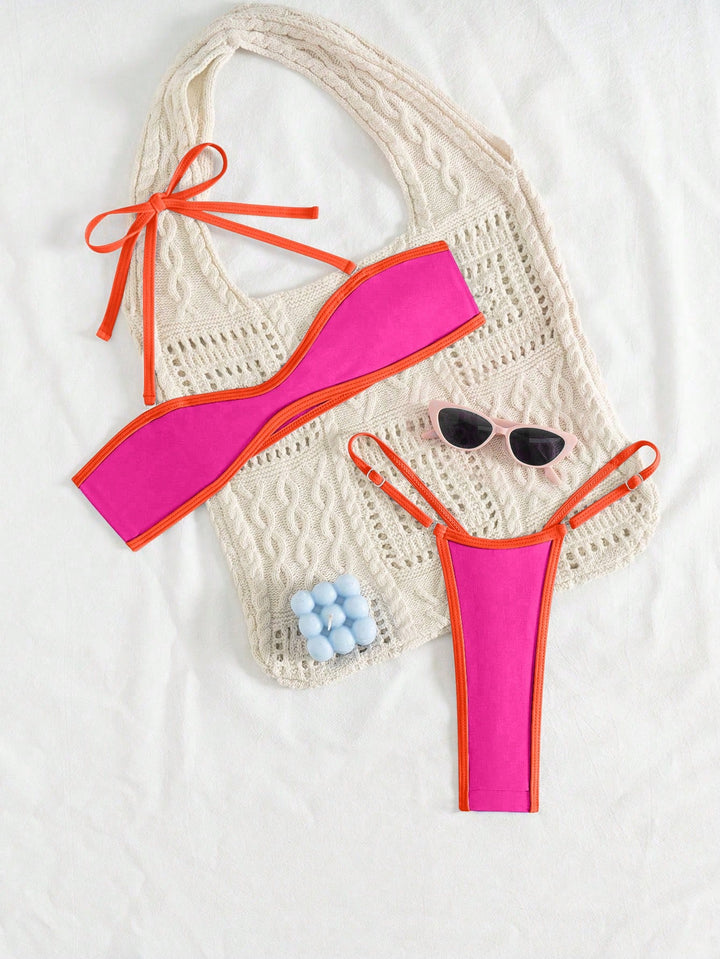 Set bikini SHEIN, mix culori
