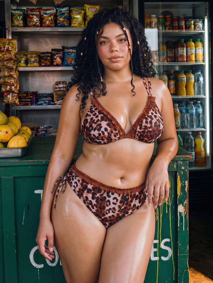Set bikini de baie SHEIN, mix culori