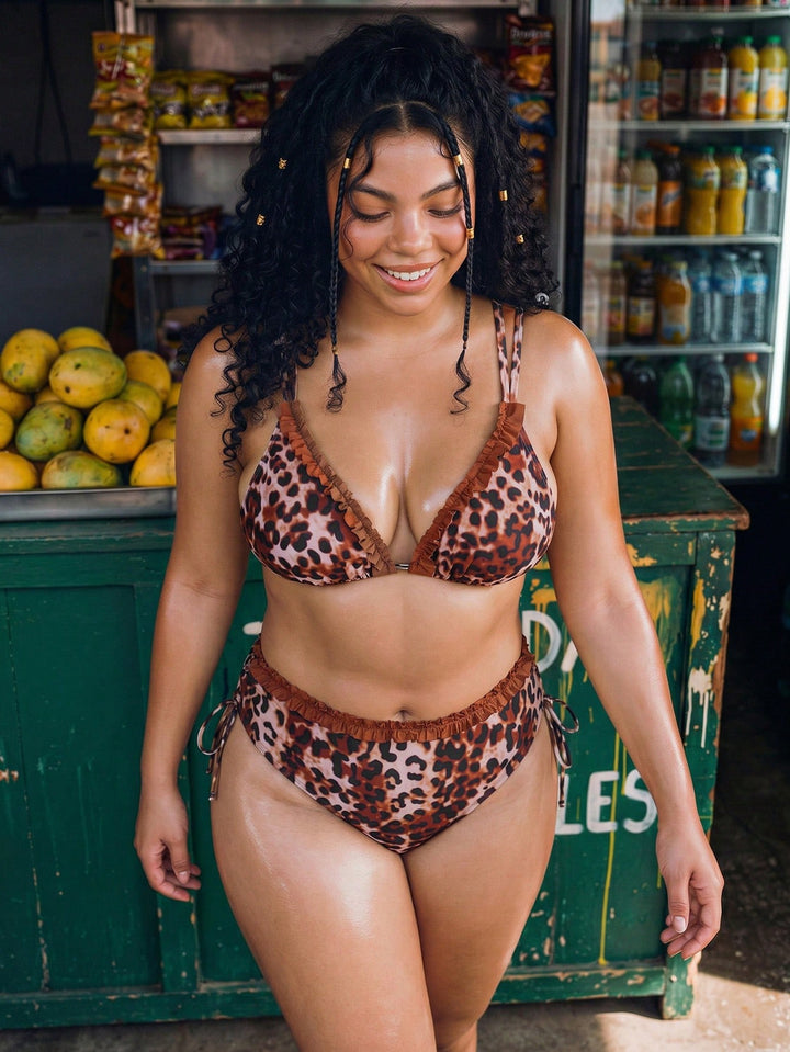 Set bikini de baie SHEIN, mix culori
