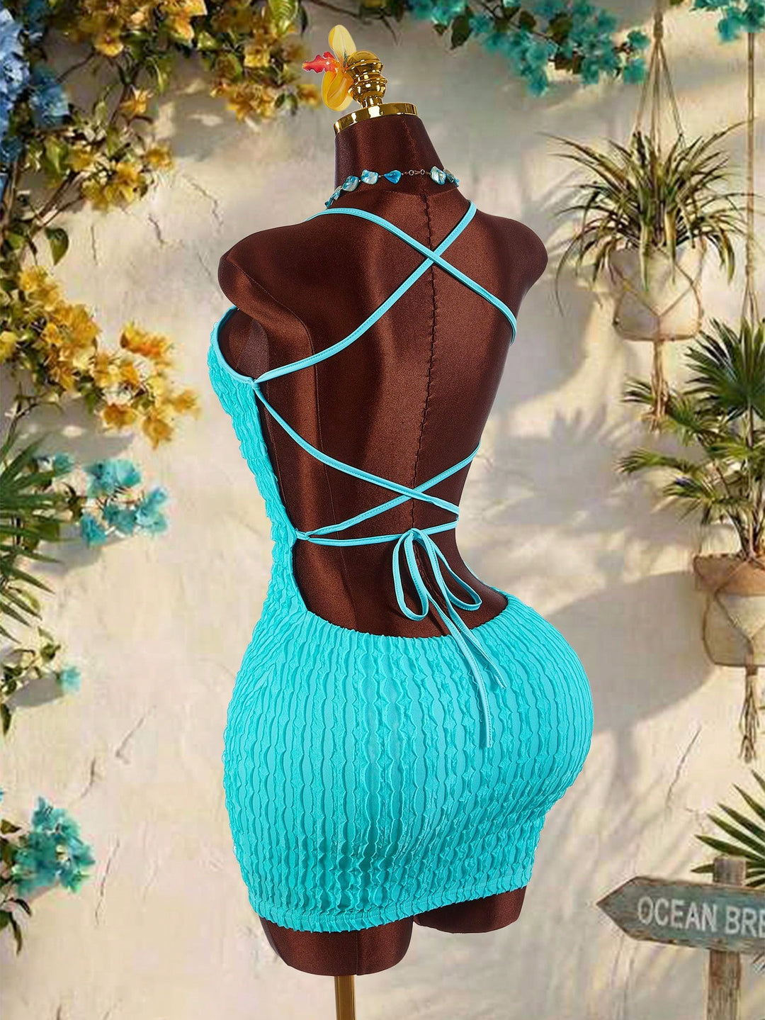 Rochie mini SHEIN, albastru