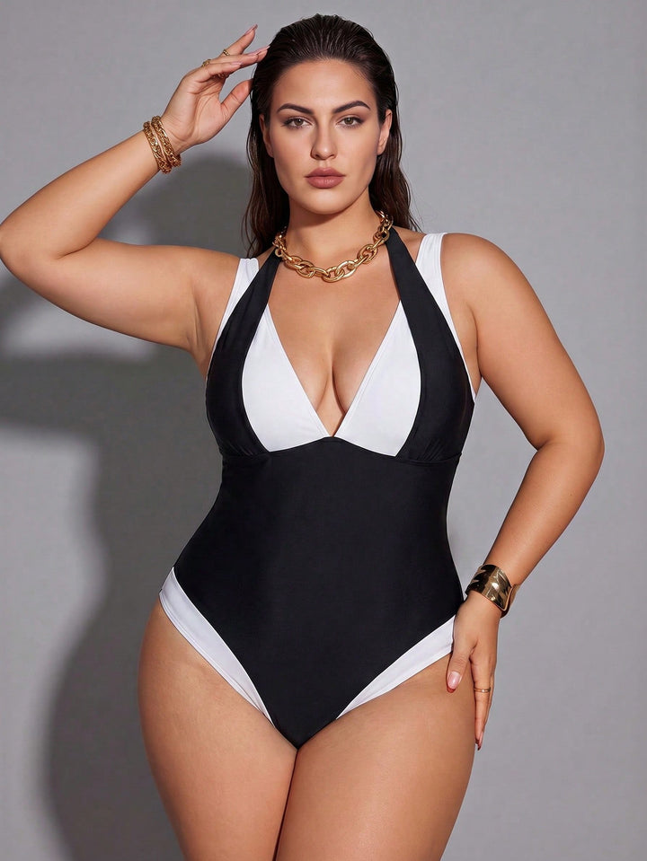 Costum de baie SHEIN, negru