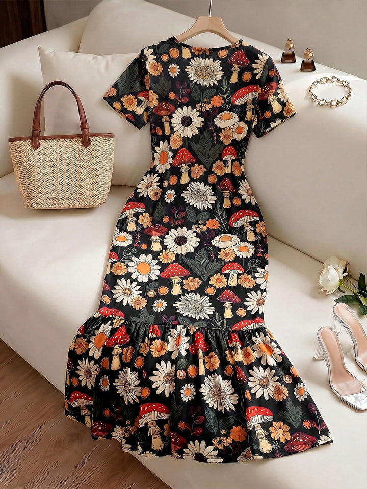 Rochie SHEIN, mix culori