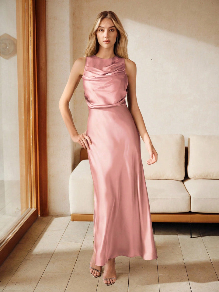 Rochie maxi SHEIN, roz