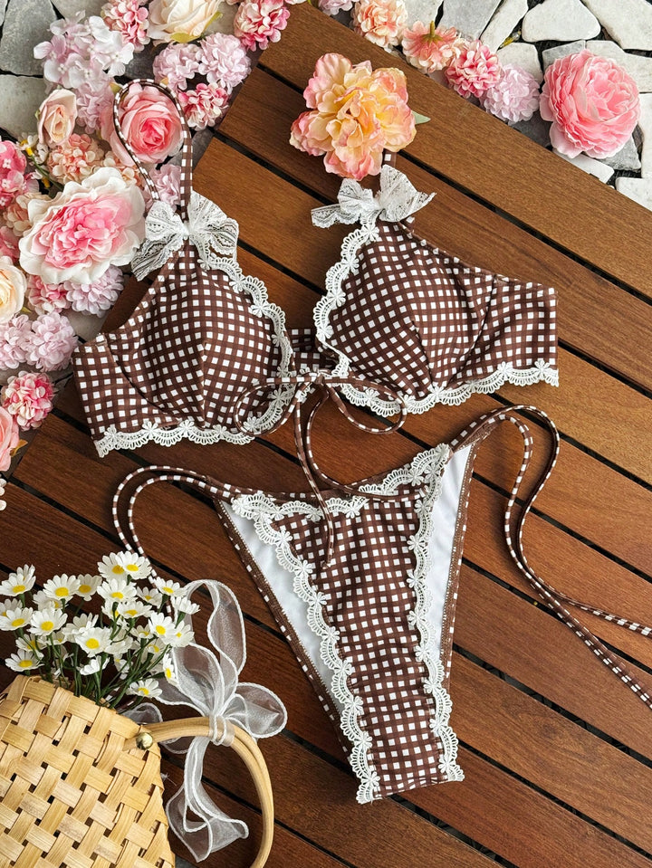 Set bikini SHEIN, mix culori
