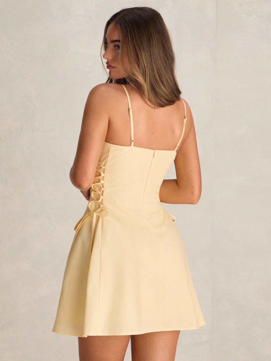 Rochie scurtă SHEIN, galben
