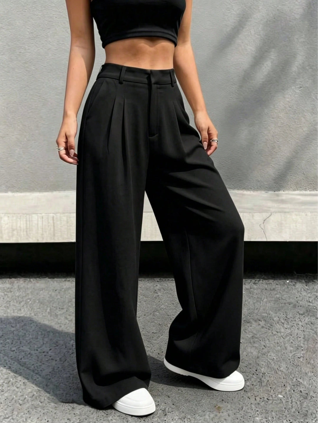 Pantaloni SHEIN, negru