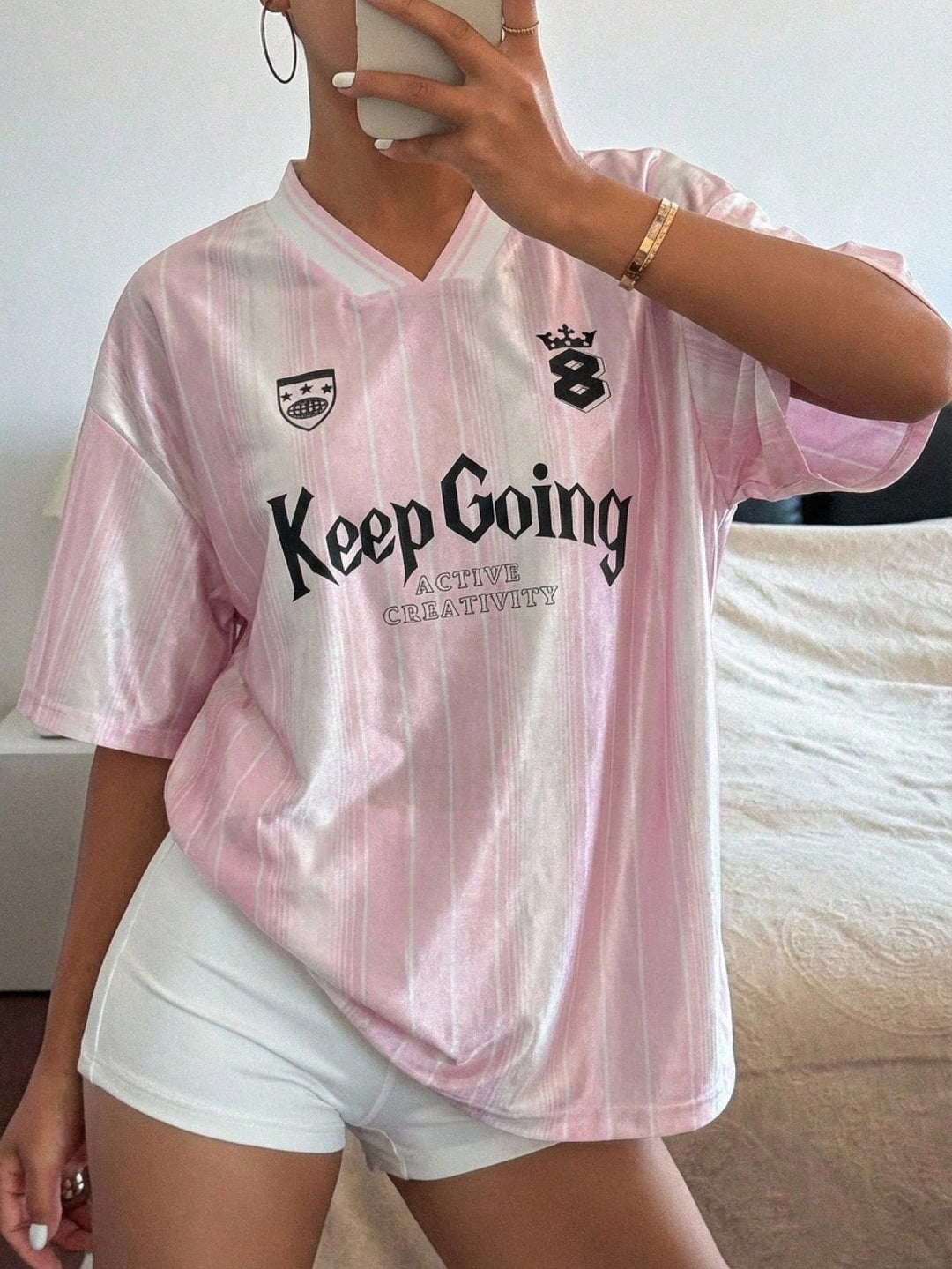 Tricou SHEIN, roz