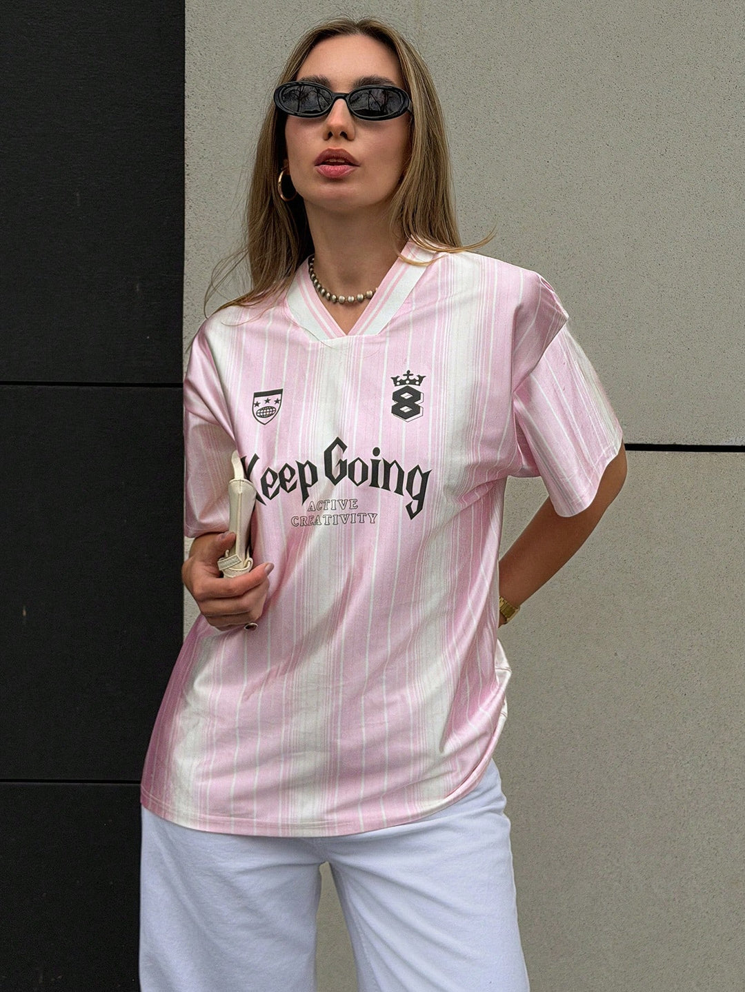 Tricou SHEIN, roz