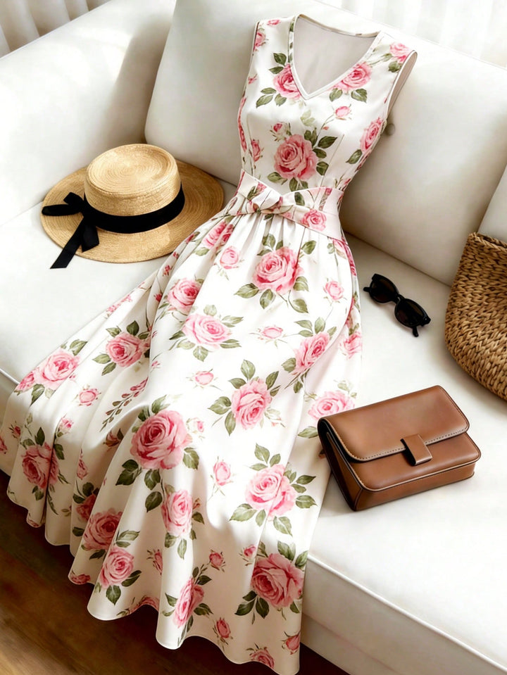 Rochie maxi SHEIN, roz