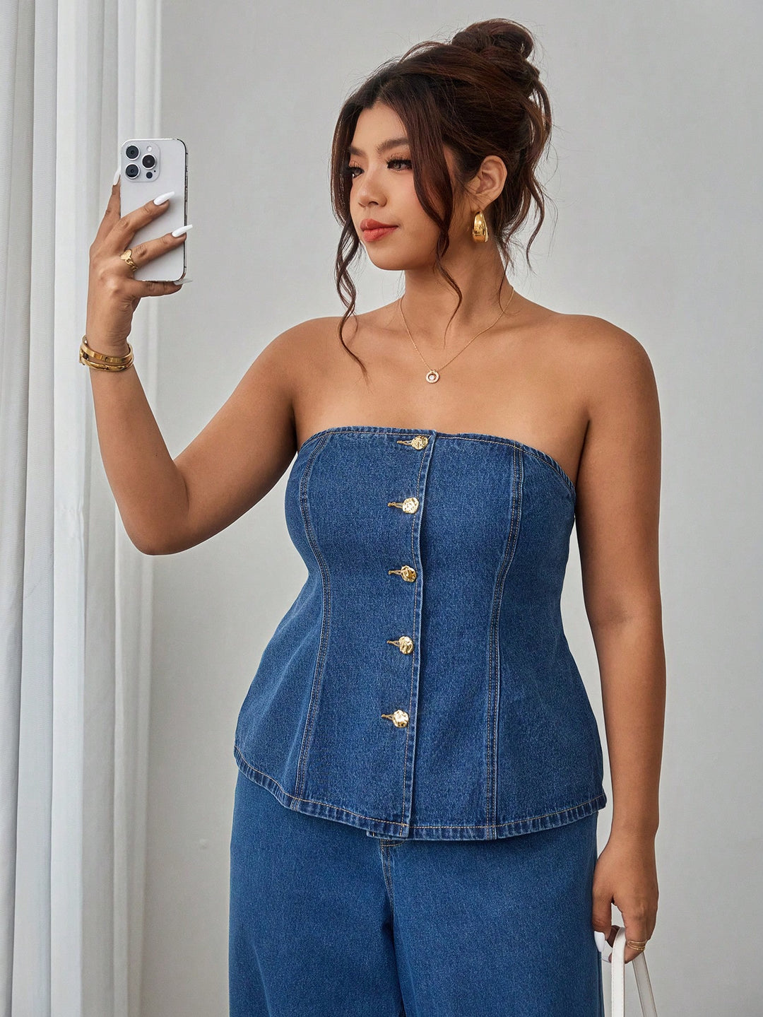 Top SHEIN, albastru