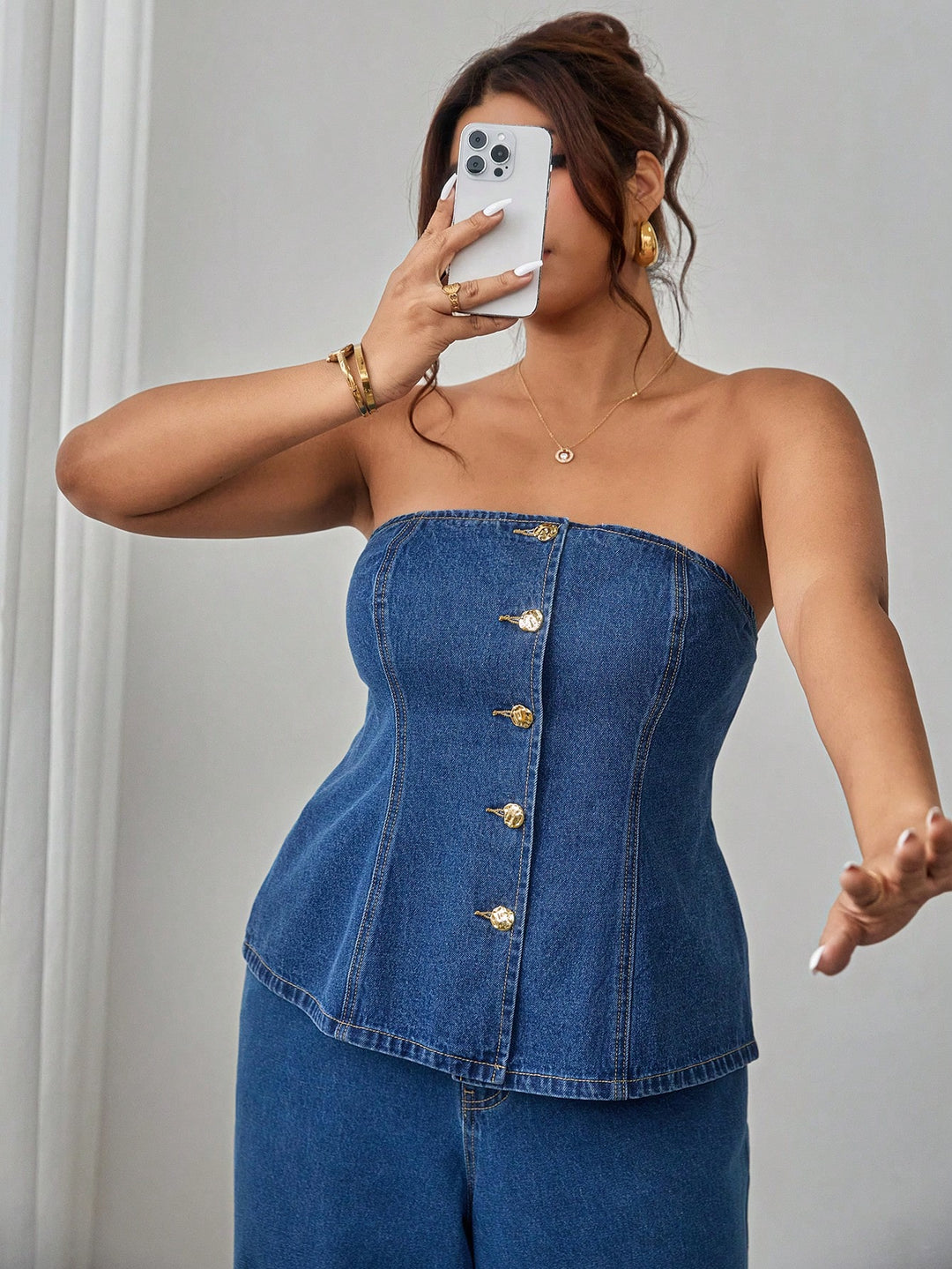 Top SHEIN, albastru