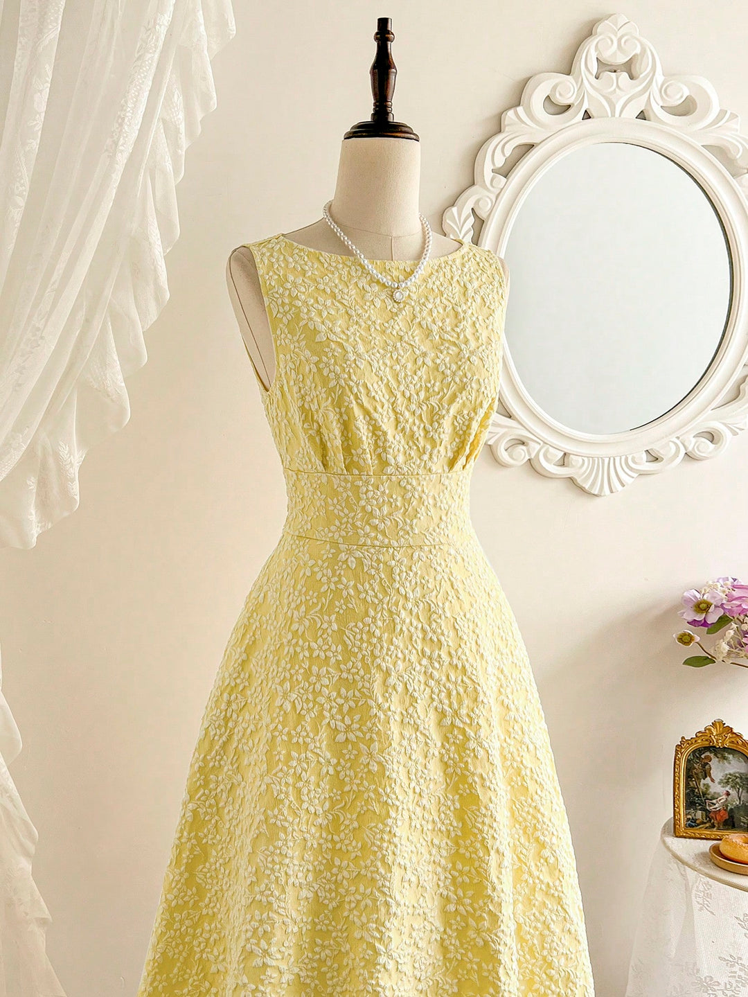 Rochie midi SHEIN, galben