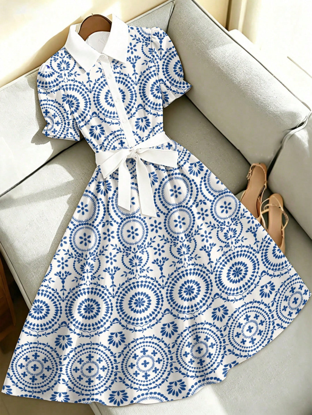 Rochie midi SHEIN, albastru