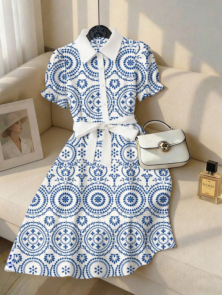 Rochie midi SHEIN, albastru