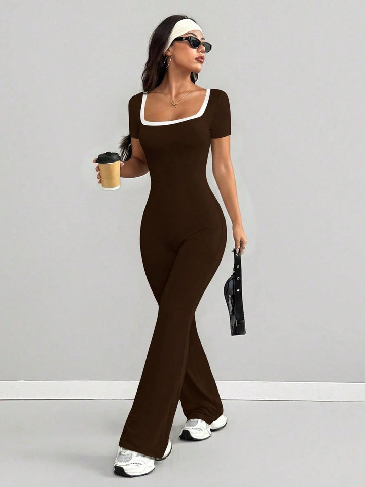 Salopetă SHEIN, maro
