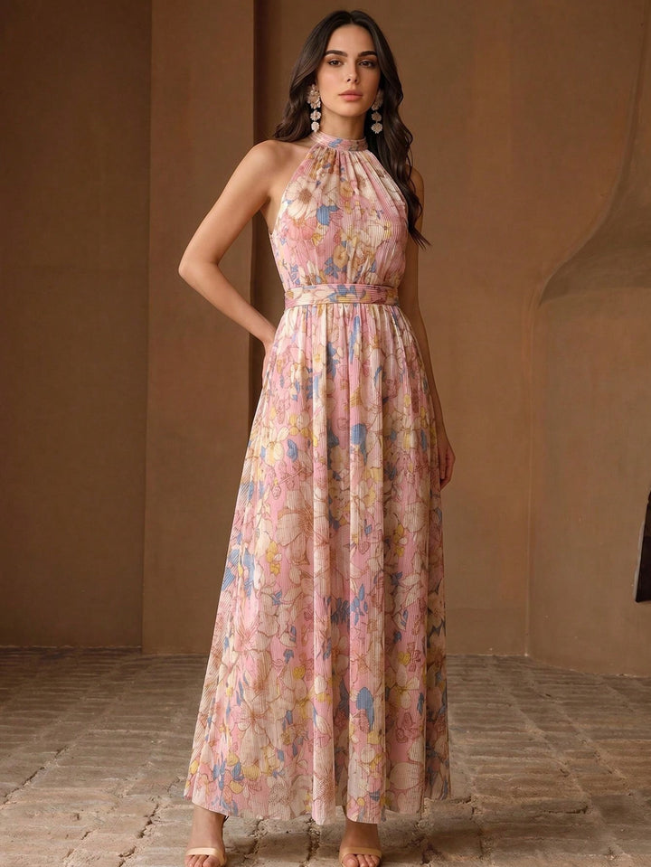 Rochie maxi SHEIN, roz