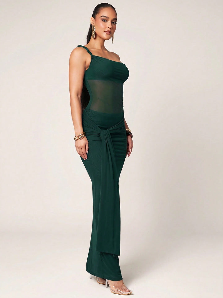 Rochie maxi SHEIN, verde