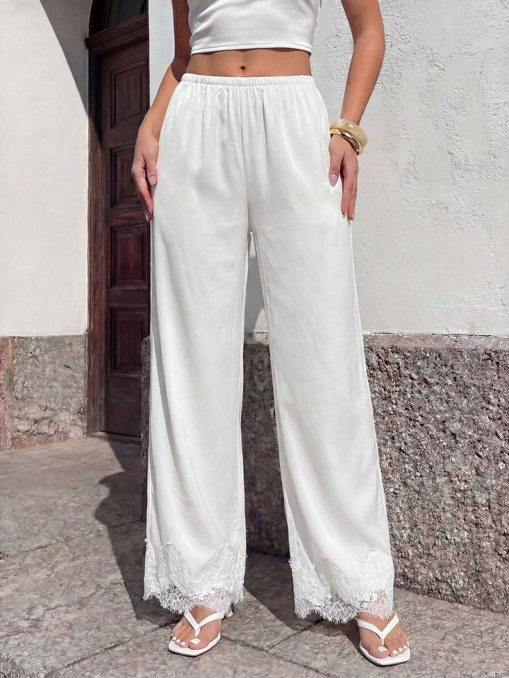 Pantaloni SHEIN, crem