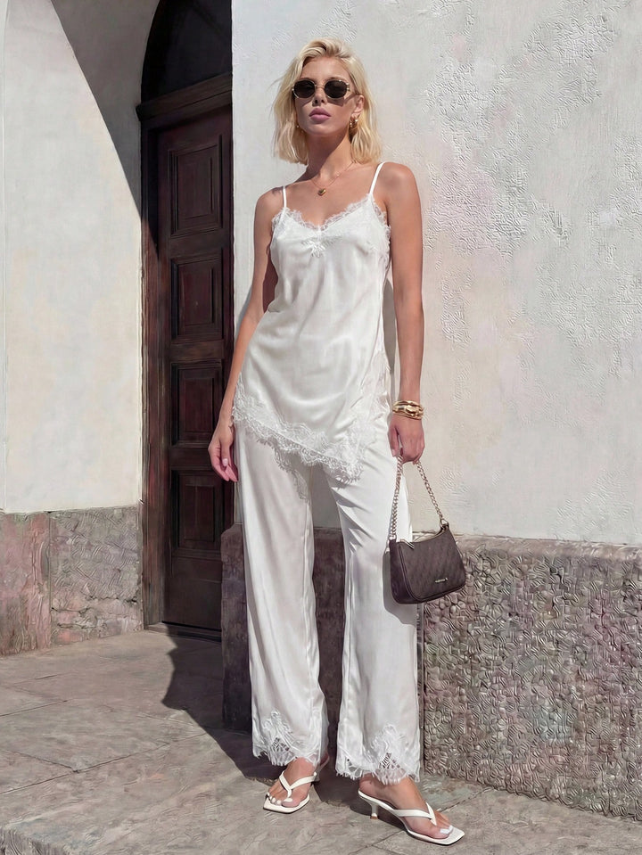Pantaloni SHEIN, crem