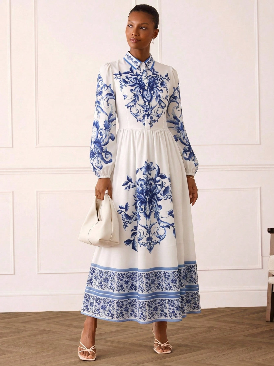 Rochie maxi SHEIN, mix culori