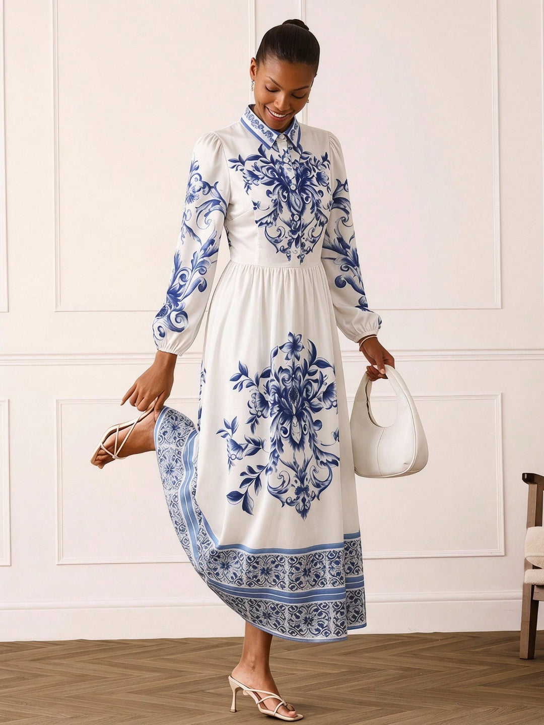 Rochie maxi SHEIN, mix culori