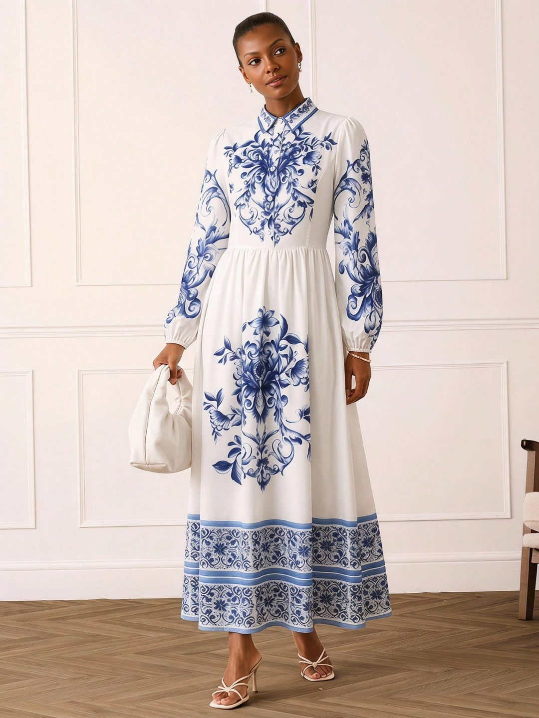 Rochie maxi SHEIN, mix culori