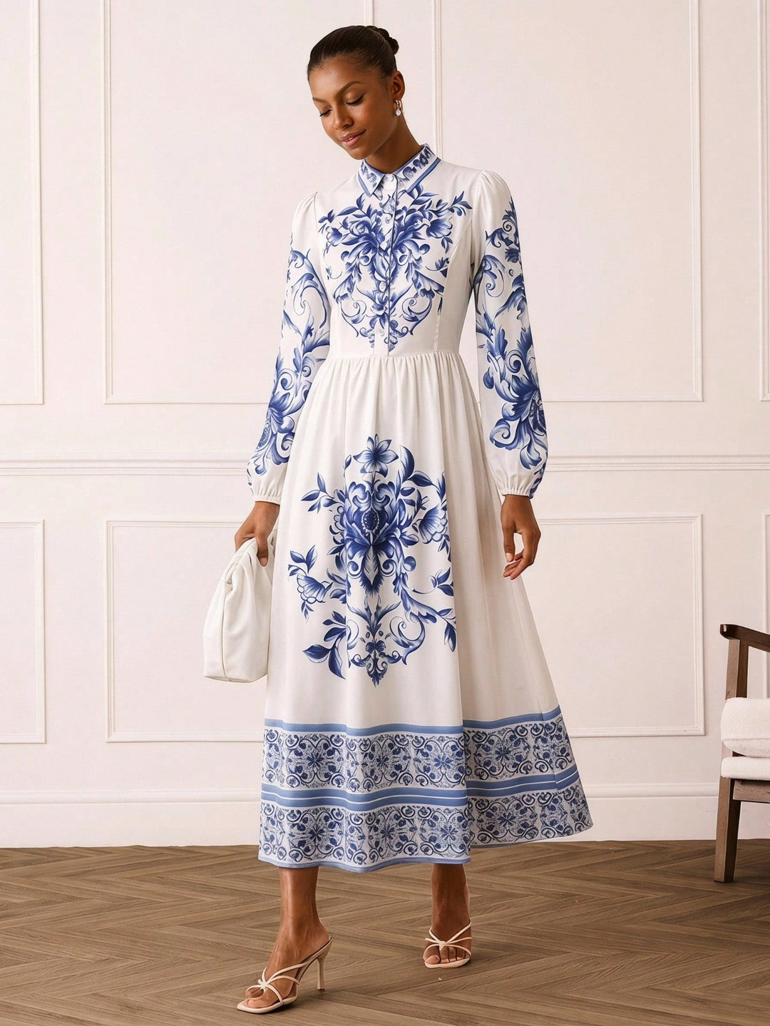 Rochie maxi SHEIN, mix culori