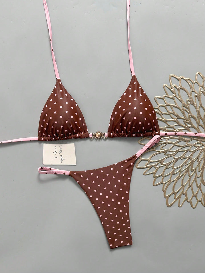 Set bikini SHEIN, roz